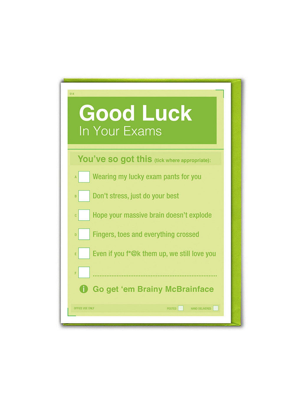Good Luck Exams Card – Diverse Gifts