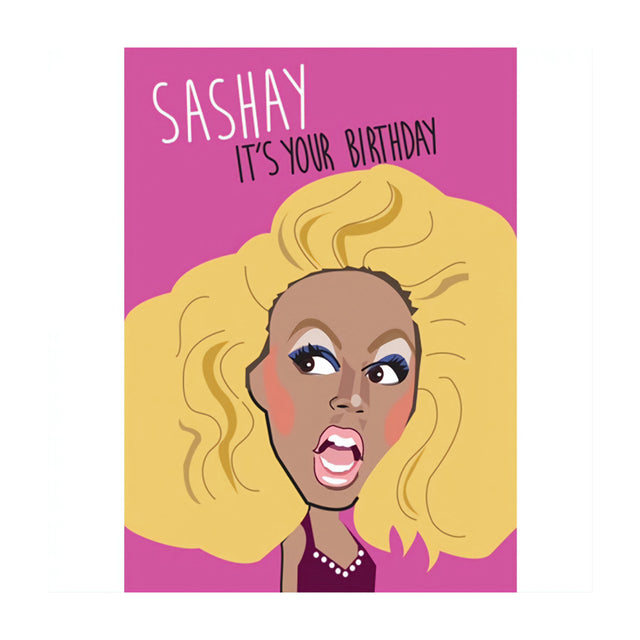Sashay Birthday Card