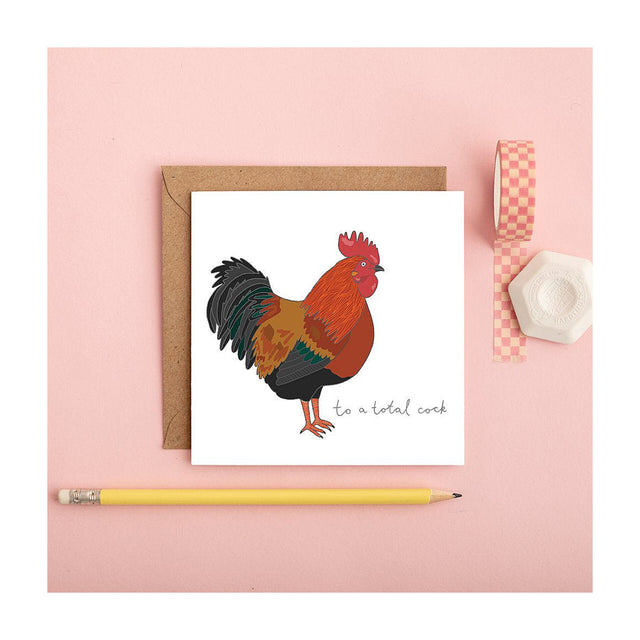Total Cock Birthday Card