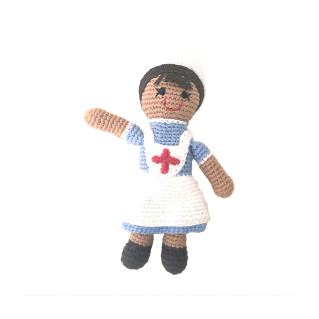 Nurse Rattle Doll
