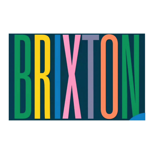 Brixton Typographic Greeting Card