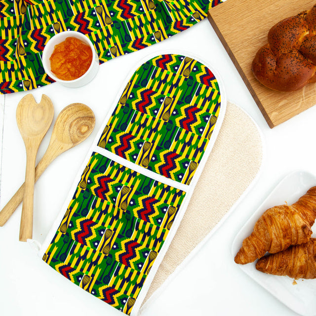 African Inspired Double Oven Glove