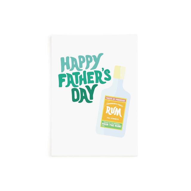 Fathers Day Rum Card