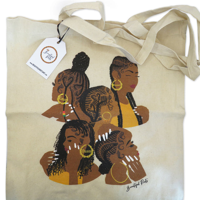 Black Queens Tote Bag