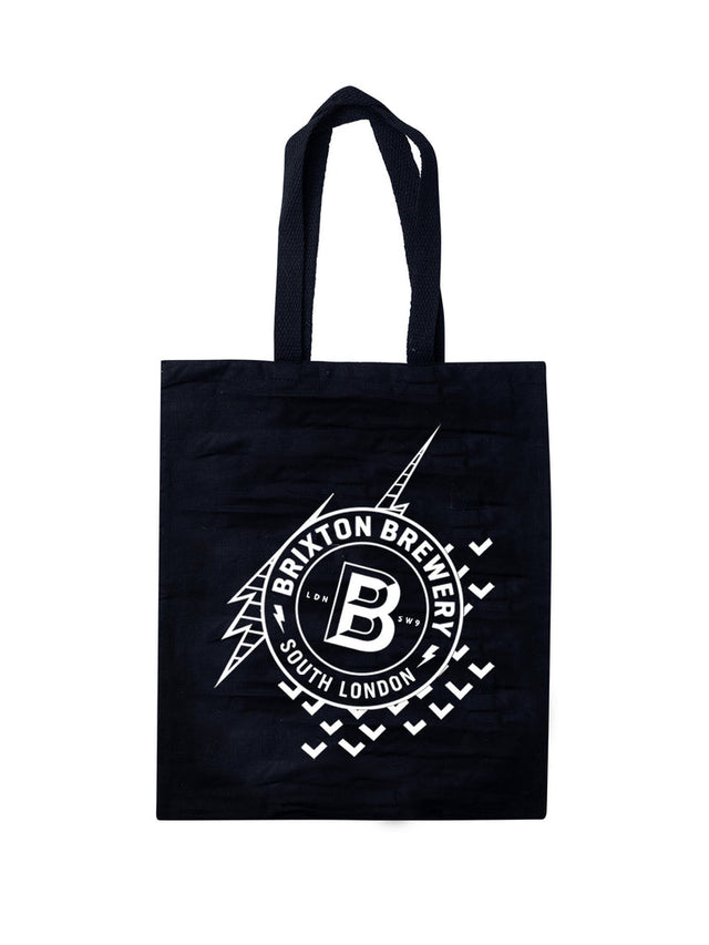 Black Brixton Brewery Tote Bag
