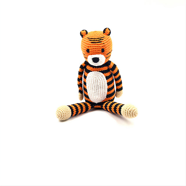 Fairtrade Tiger Rattle Toy