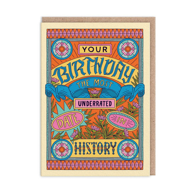 Underrated Date Birthday Card