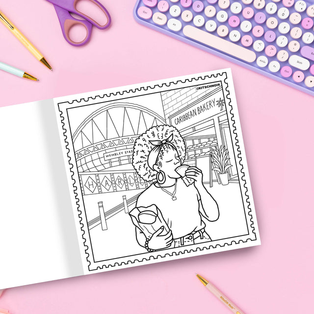 London Cuties Colouring & Word Search Book
