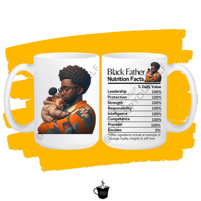 Black Father  Nutrition Mug