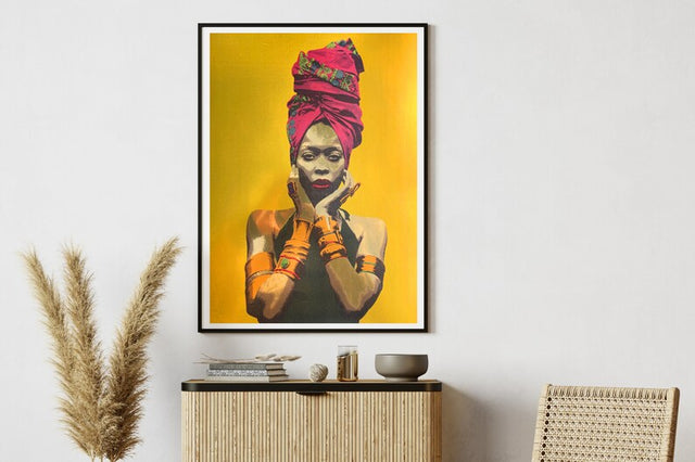 Metallic Erykah Badu Art Print