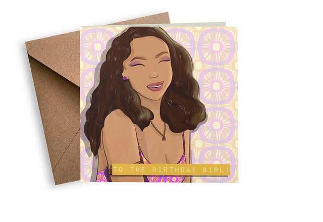 Birthday Girl Greeting Card