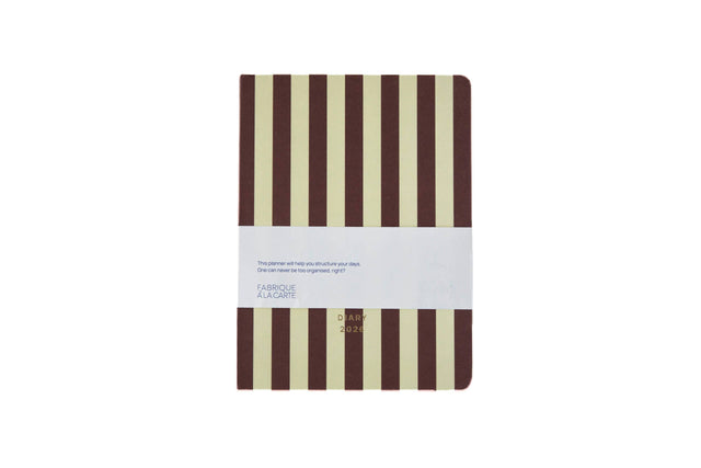 Brown Stripes 2026 Diary