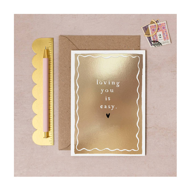 Loving You Is Easy Card