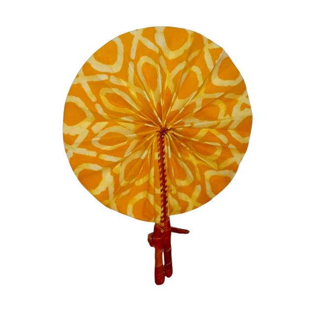 Wax-Resist Hand Fans