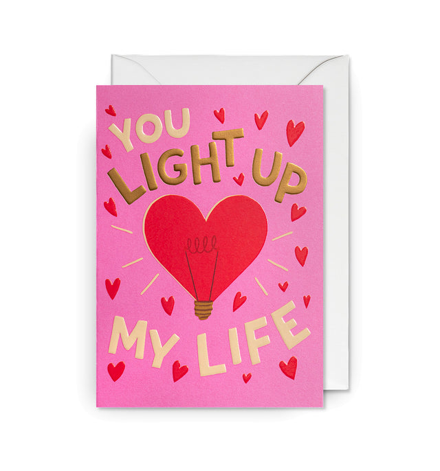 You Light Up My Life Card
