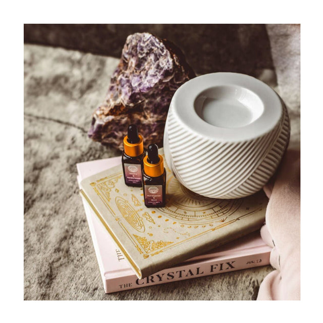 Flame-Free Ceramic Aromatherapy/Wax Burner