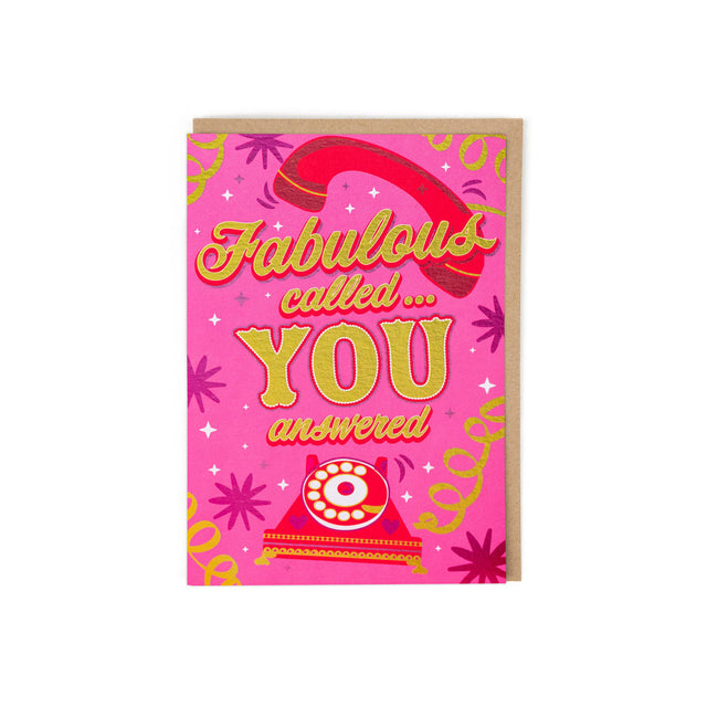 Fabulous Called Card