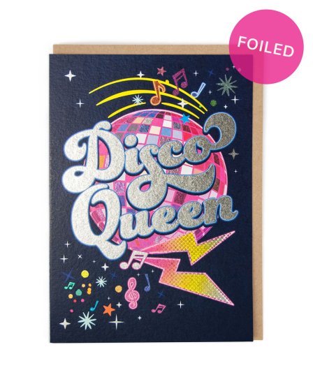 Disco Queen Card