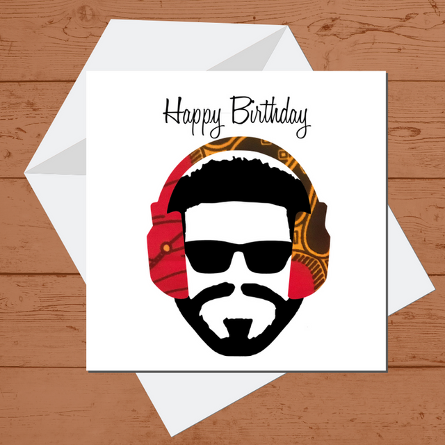 Music Man  Birthday Card