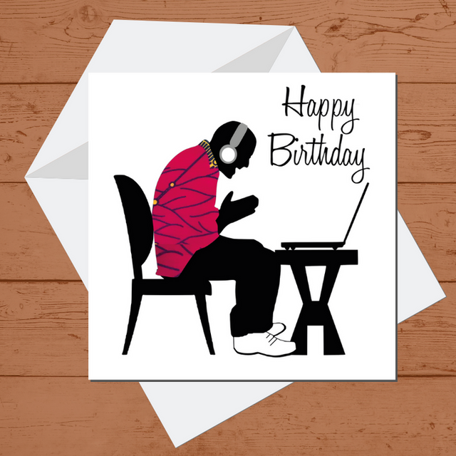Tech Guy Birthday Card