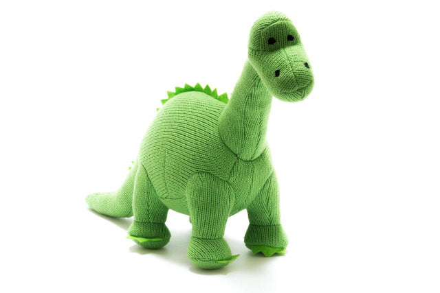 Knitted Diplodocus Toy