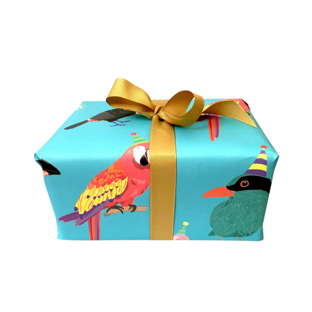Tropical Bird Party Giftwrap
