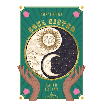 Soul Sister Sun Moon Card
