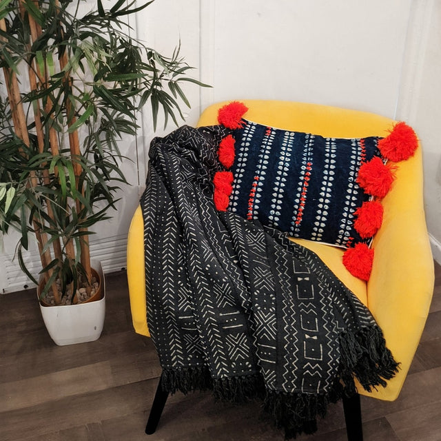 Pom Pom Baoule Cushion