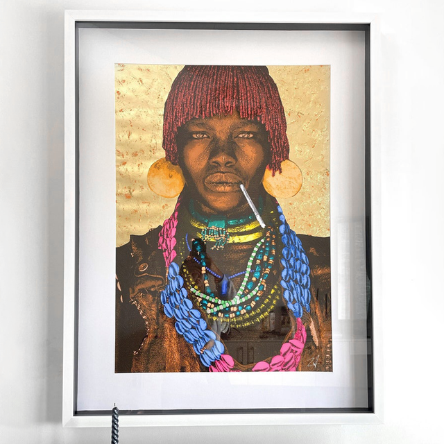Ethiopian Hamar Woman Art Print