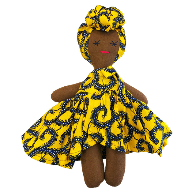 African Felt Doll