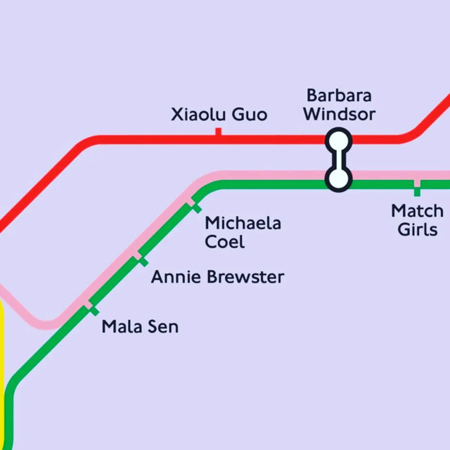 Writer Reni Eddo-Lodge and actor Emma Watson have reimagined the iconic London tube map, in collaboration with Rebecca Solnit, to celebrate the lives of women and non-binary people who have left a lasting impact on the city.