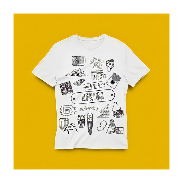 Africa Colour-In T Shirt