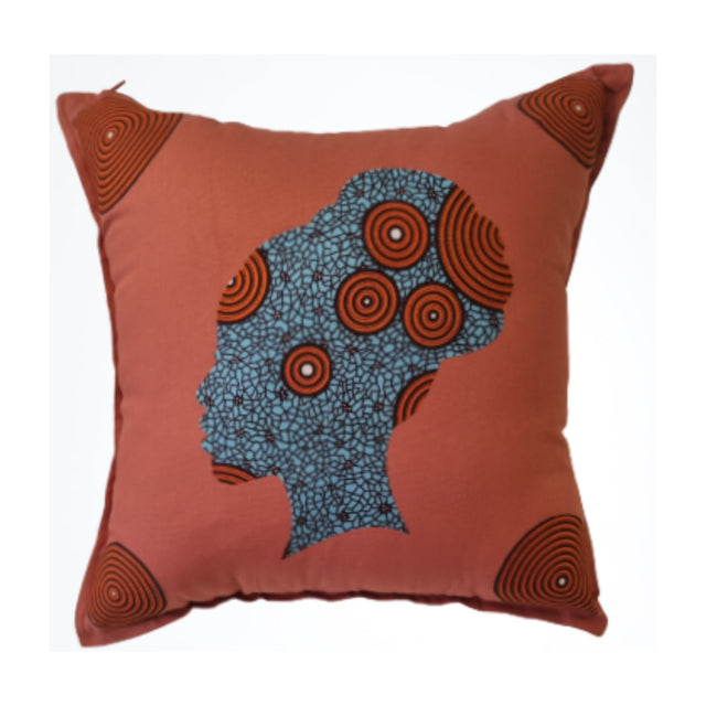 African Applique Cushion