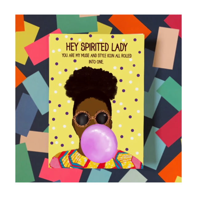 Free Spirit Birthday Card