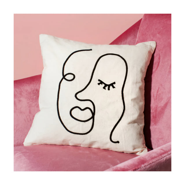 Abstract Face Cushion