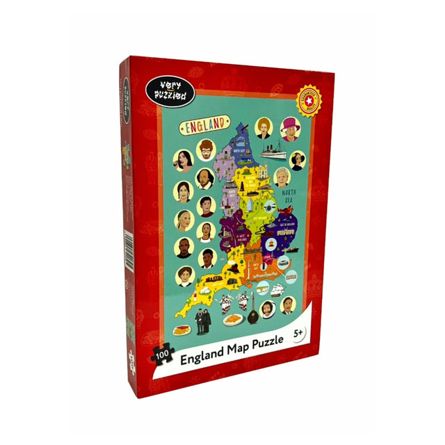 England Map Puzzle