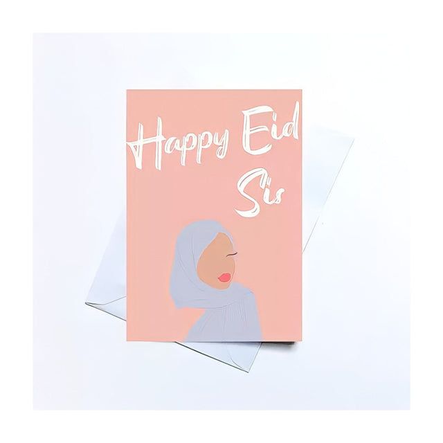 Happy Eid Sis Card