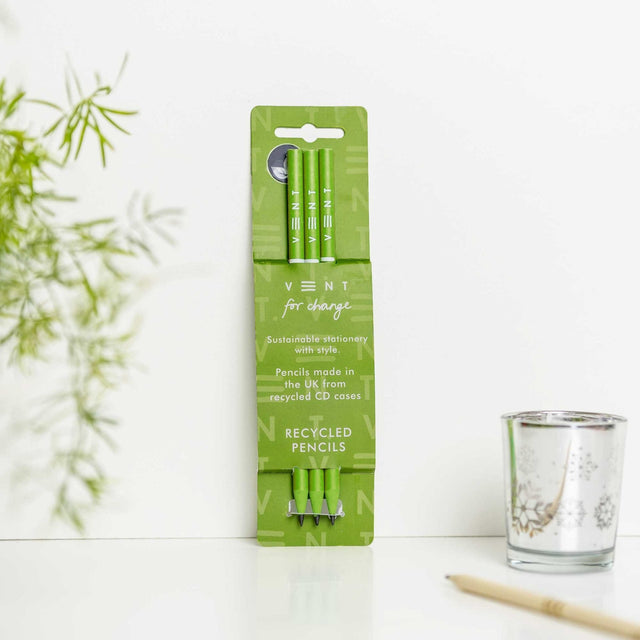 Recycled Make A Mark CD Pencil Set