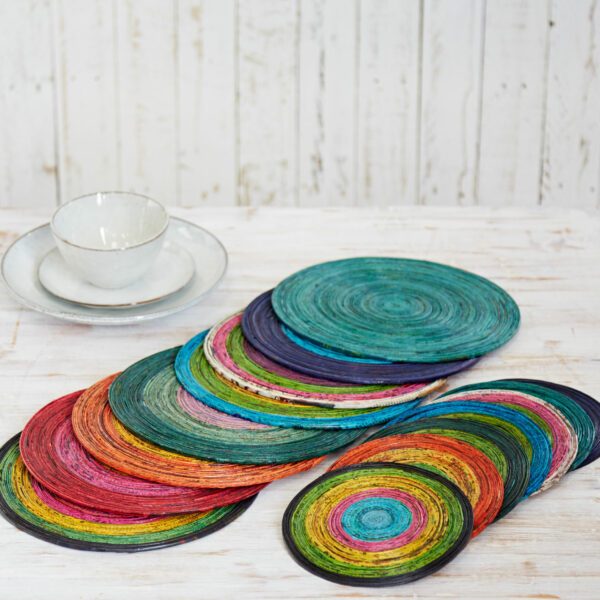 Recycled Newspaper Placemats
