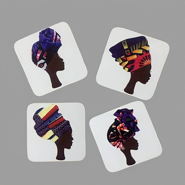 African Art Coasters