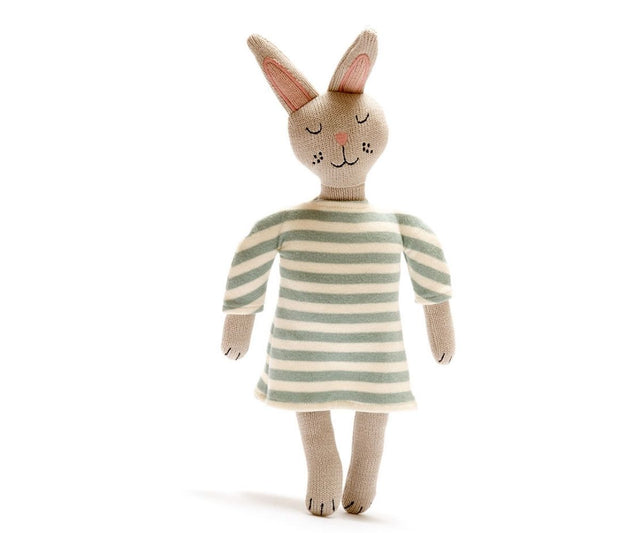 Organic Cotton Knitted Bunny Doll