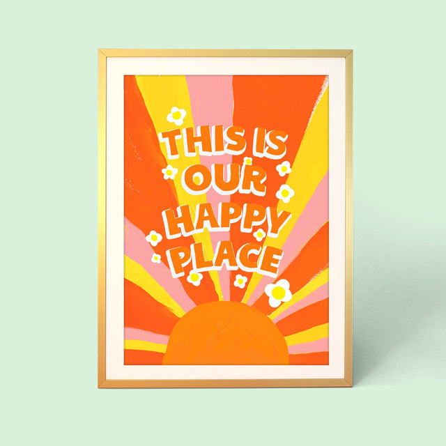 Happy Place Art Print