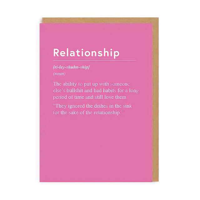 Relationship Card