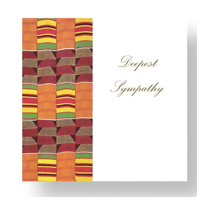 Kente Sympathy Card